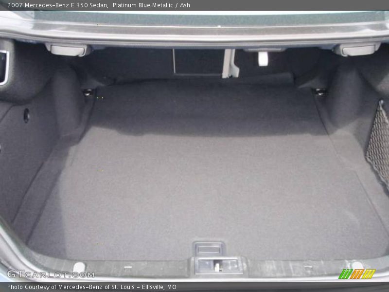 Platinum Blue Metallic / Ash 2007 Mercedes-Benz E 350 Sedan
