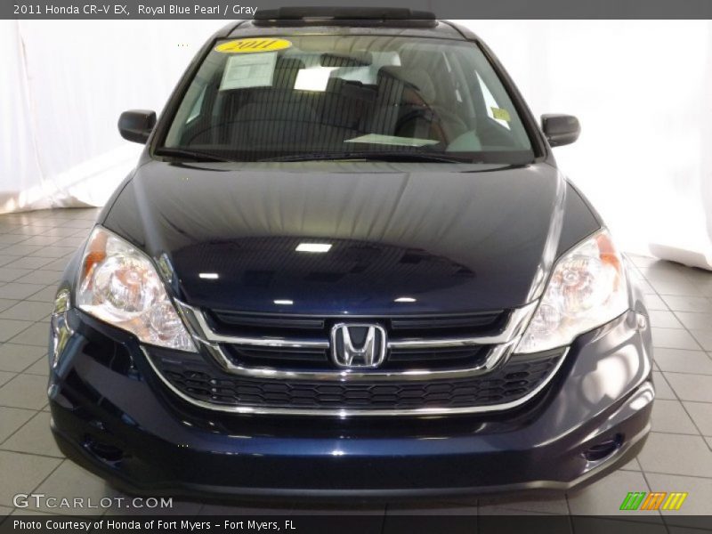 Royal Blue Pearl / Gray 2011 Honda CR-V EX