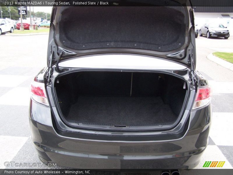 Polished Slate / Black 2013 Mazda MAZDA6 i Touring Sedan