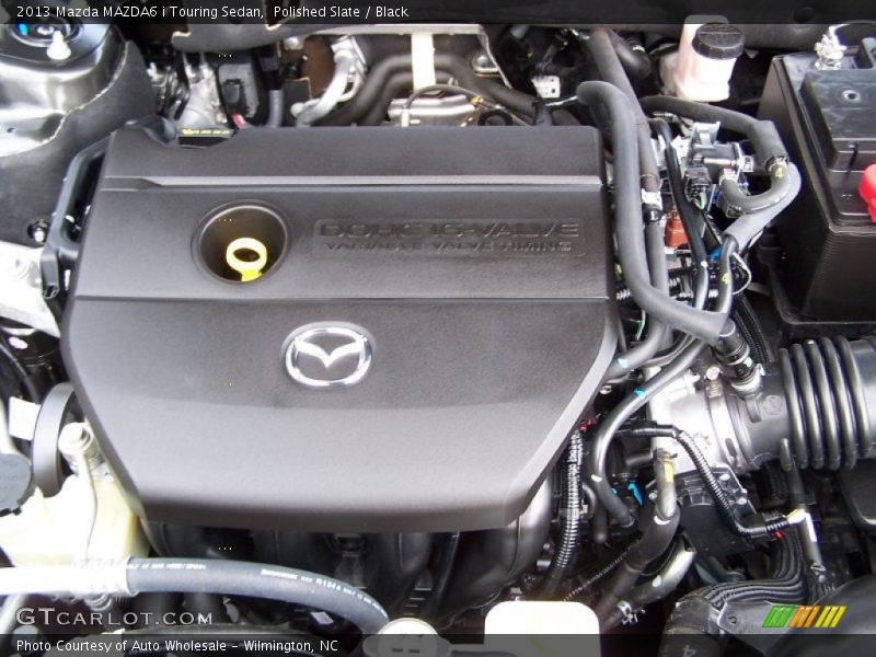 Polished Slate / Black 2013 Mazda MAZDA6 i Touring Sedan