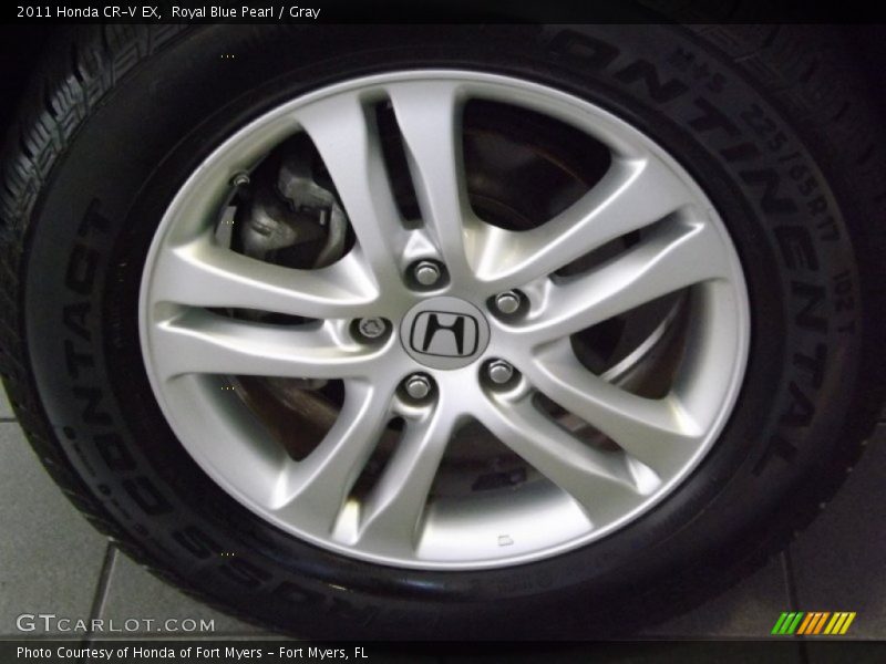 Royal Blue Pearl / Gray 2011 Honda CR-V EX
