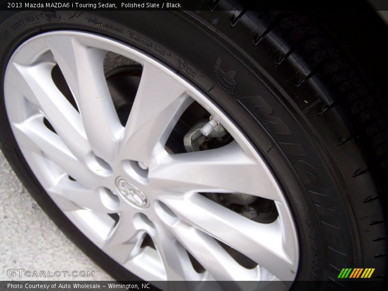 Polished Slate / Black 2013 Mazda MAZDA6 i Touring Sedan