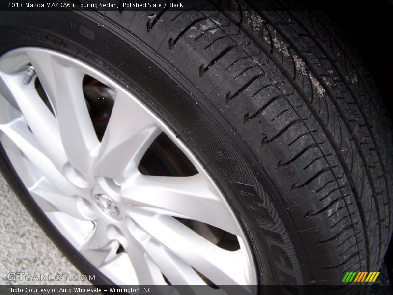 Polished Slate / Black 2013 Mazda MAZDA6 i Touring Sedan