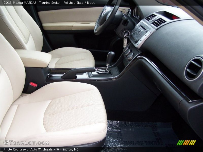 Polished Slate / Black 2013 Mazda MAZDA6 i Touring Sedan