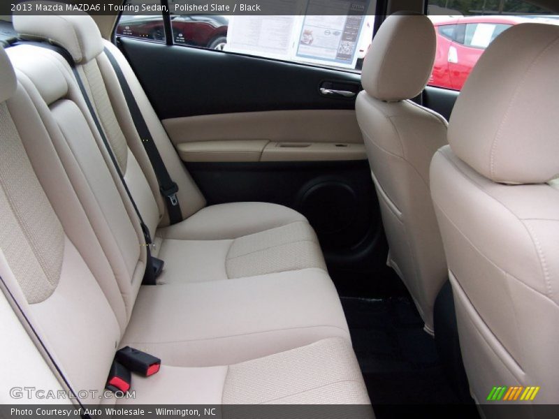 Polished Slate / Black 2013 Mazda MAZDA6 i Touring Sedan