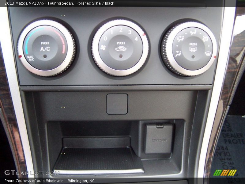 Polished Slate / Black 2013 Mazda MAZDA6 i Touring Sedan