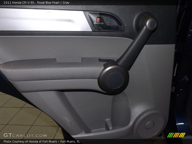 Royal Blue Pearl / Gray 2011 Honda CR-V EX