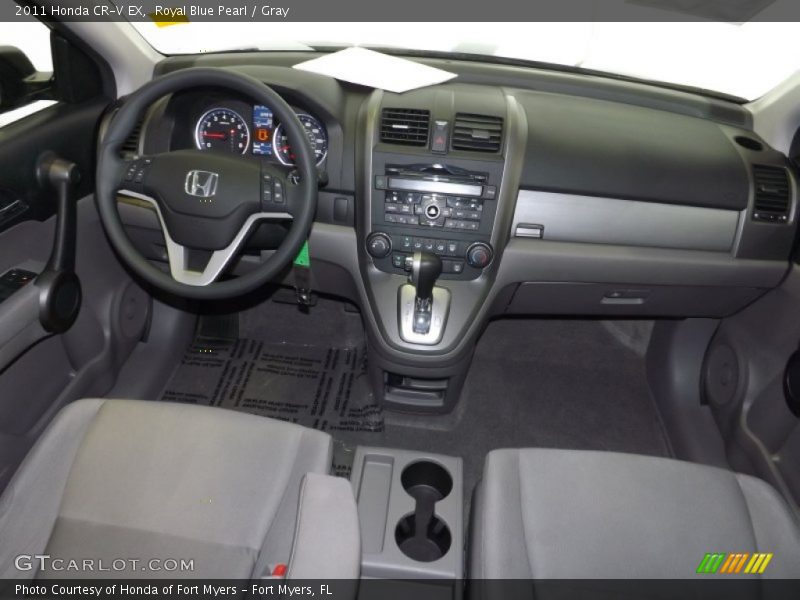 Royal Blue Pearl / Gray 2011 Honda CR-V EX