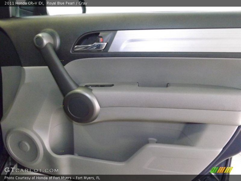 Royal Blue Pearl / Gray 2011 Honda CR-V EX