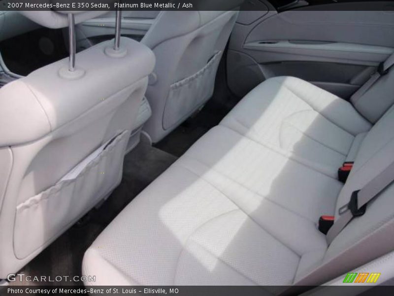 Platinum Blue Metallic / Ash 2007 Mercedes-Benz E 350 Sedan