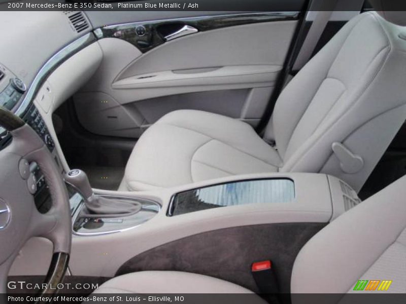 Platinum Blue Metallic / Ash 2007 Mercedes-Benz E 350 Sedan