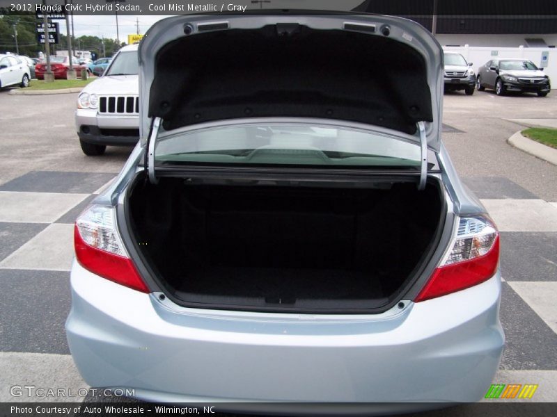 Cool Mist Metallic / Gray 2012 Honda Civic Hybrid Sedan