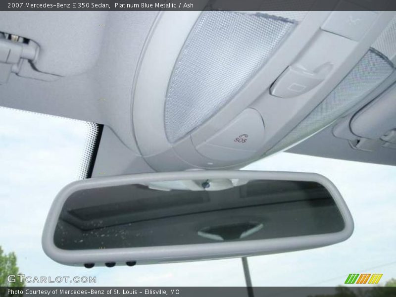 Platinum Blue Metallic / Ash 2007 Mercedes-Benz E 350 Sedan