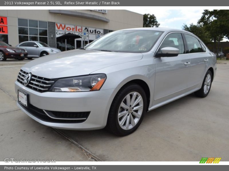 Reflex Silver Metallic / Titan Black 2013 Volkswagen Passat 2.5L SEL