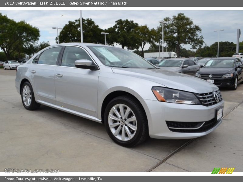 Reflex Silver Metallic / Titan Black 2013 Volkswagen Passat 2.5L SEL