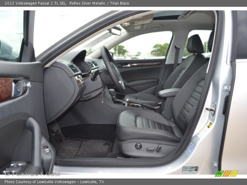 Reflex Silver Metallic / Titan Black 2013 Volkswagen Passat 2.5L SEL