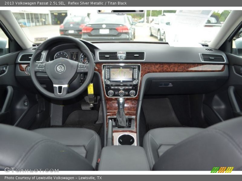 Reflex Silver Metallic / Titan Black 2013 Volkswagen Passat 2.5L SEL