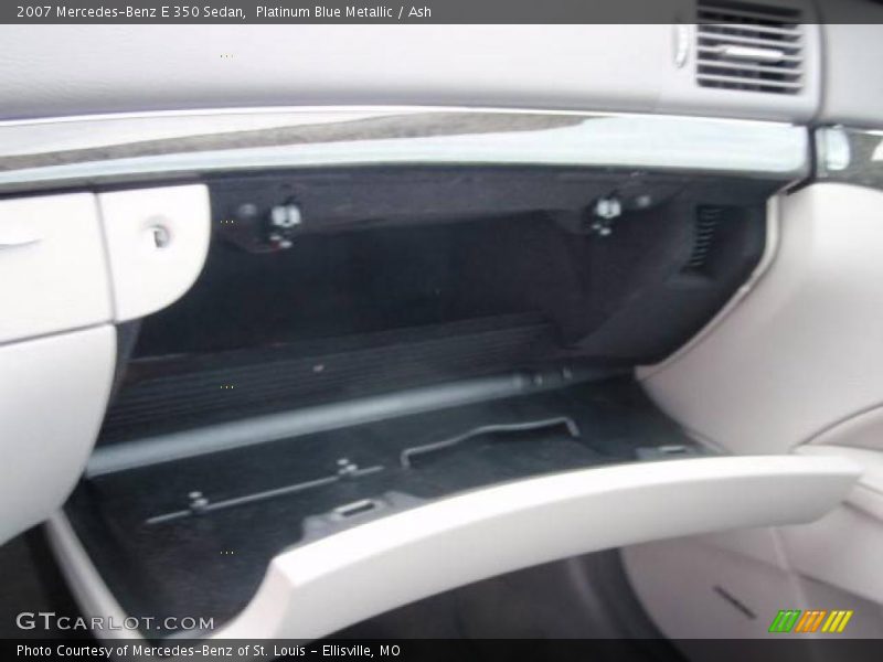 Platinum Blue Metallic / Ash 2007 Mercedes-Benz E 350 Sedan