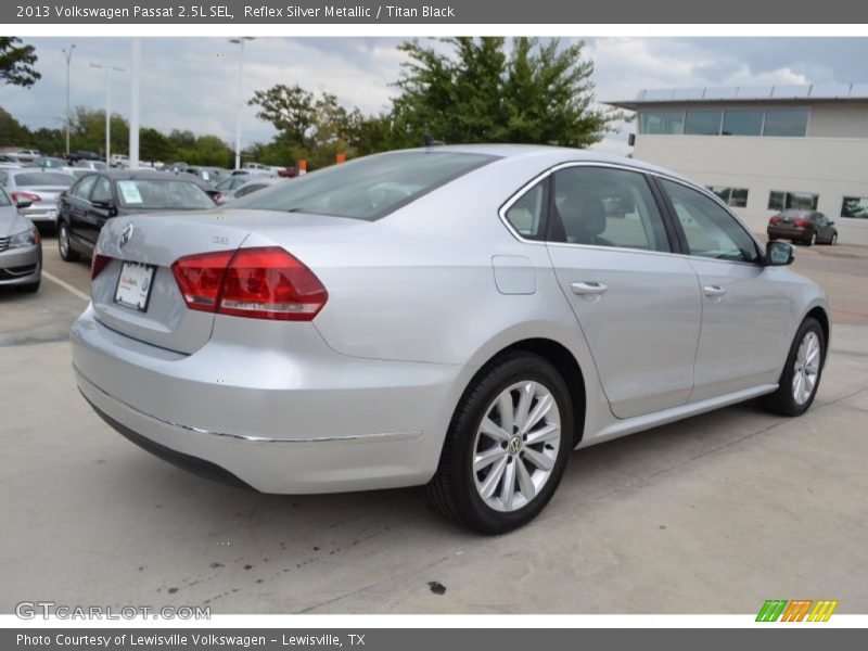 Reflex Silver Metallic / Titan Black 2013 Volkswagen Passat 2.5L SEL