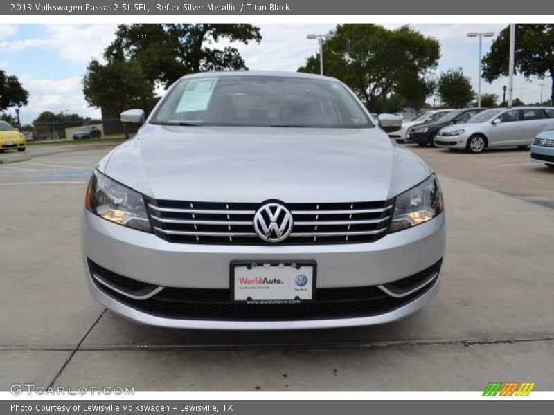 Reflex Silver Metallic / Titan Black 2013 Volkswagen Passat 2.5L SEL