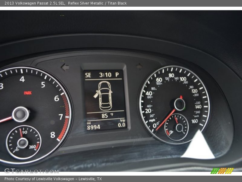 Reflex Silver Metallic / Titan Black 2013 Volkswagen Passat 2.5L SEL