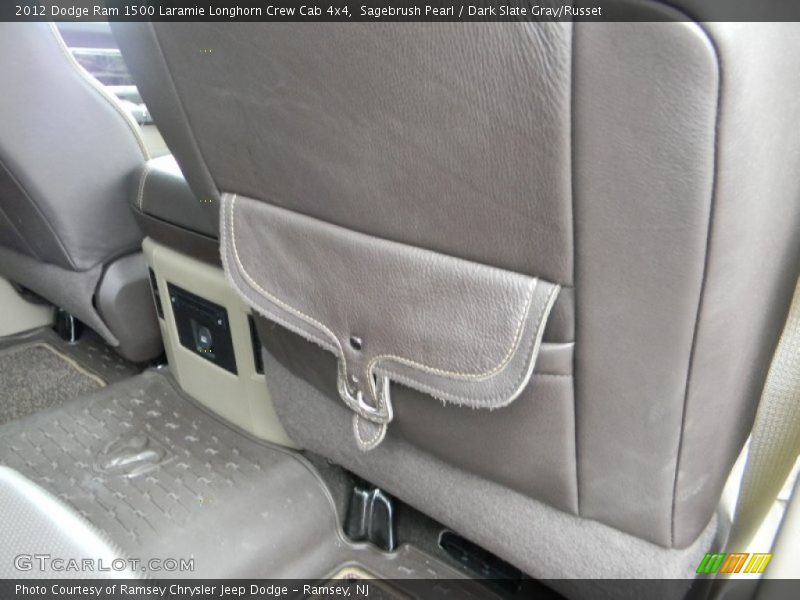Sagebrush Pearl / Dark Slate Gray/Russet 2012 Dodge Ram 1500 Laramie Longhorn Crew Cab 4x4