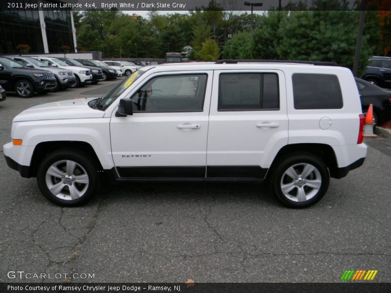 Bright White / Dark Slate Gray 2011 Jeep Patriot Latitude 4x4