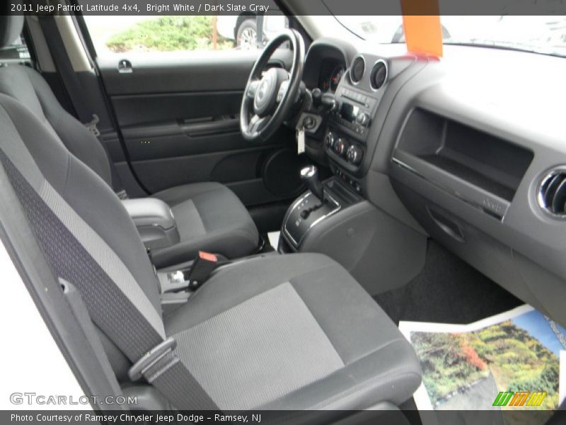 Bright White / Dark Slate Gray 2011 Jeep Patriot Latitude 4x4