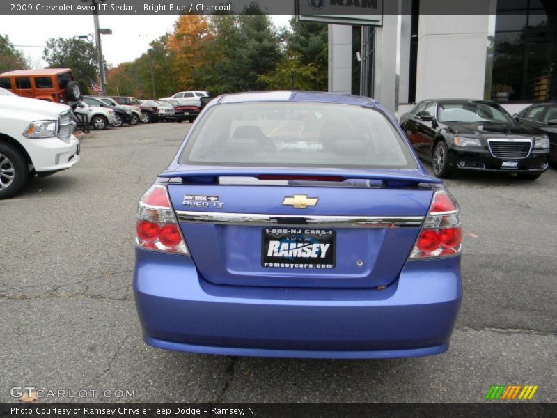 Bright Blue / Charcoal 2009 Chevrolet Aveo LT Sedan