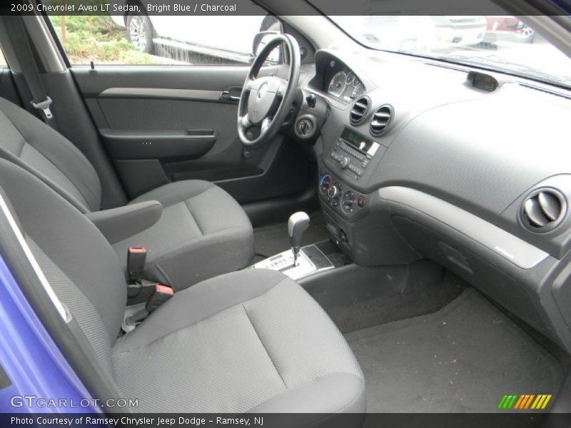 Bright Blue / Charcoal 2009 Chevrolet Aveo LT Sedan