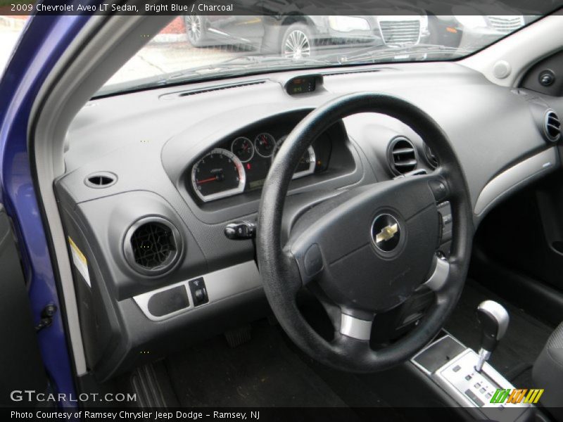 Bright Blue / Charcoal 2009 Chevrolet Aveo LT Sedan