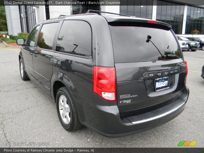 Dark Charcoal Pearl / Black/Light Graystone 2012 Dodge Grand Caravan SXT