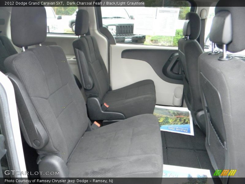 Dark Charcoal Pearl / Black/Light Graystone 2012 Dodge Grand Caravan SXT