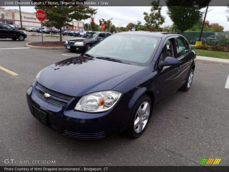 Imperial Blue Metallic / Gray 2008 Chevrolet Cobalt LT Sedan