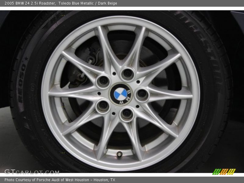 Toledo Blue Metallic / Dark Beige 2005 BMW Z4 2.5i Roadster