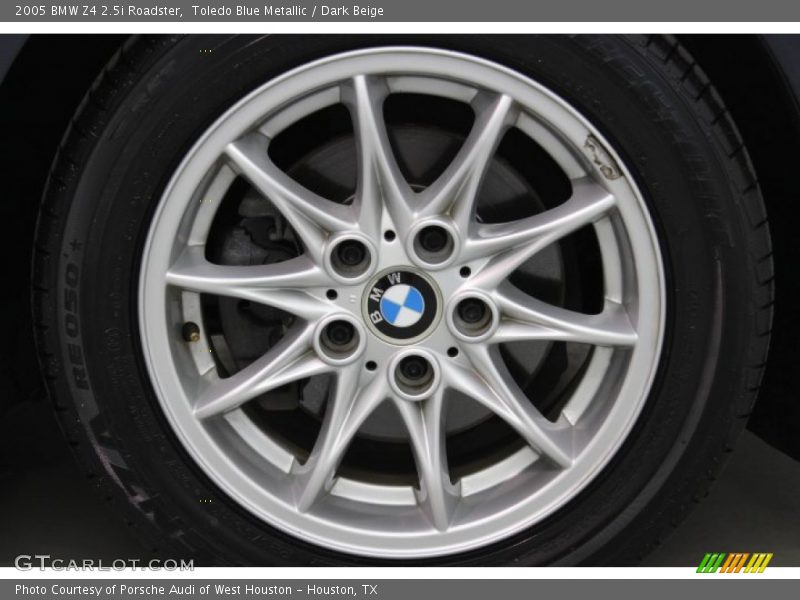 Toledo Blue Metallic / Dark Beige 2005 BMW Z4 2.5i Roadster