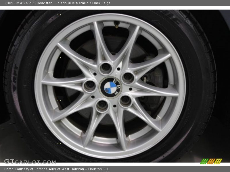 Toledo Blue Metallic / Dark Beige 2005 BMW Z4 2.5i Roadster