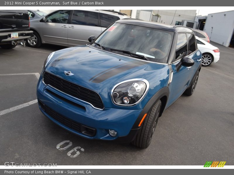 Surf Blue / Carbon Black 2012 Mini Cooper S Countryman