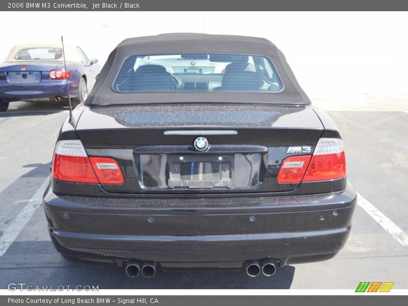 Jet Black / Black 2006 BMW M3 Convertible