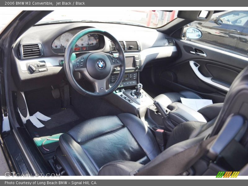 Jet Black / Black 2006 BMW M3 Convertible