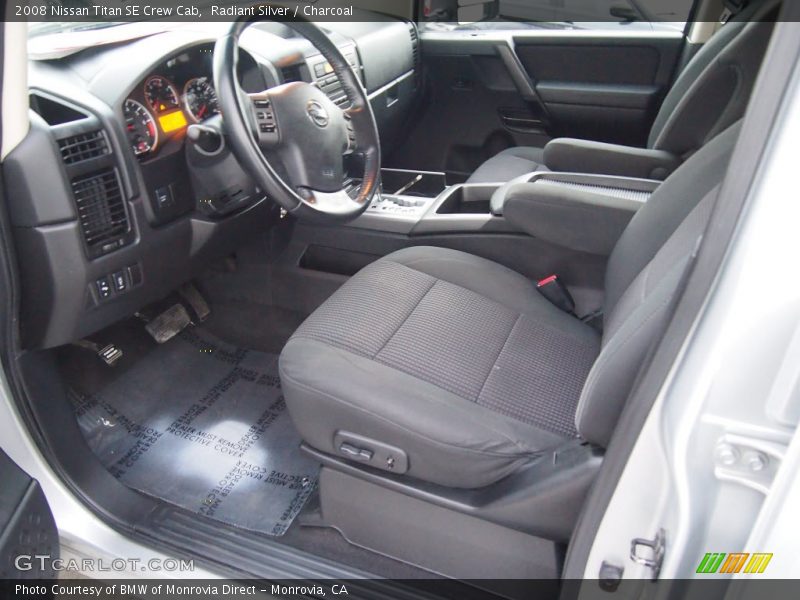 Radiant Silver / Charcoal 2008 Nissan Titan SE Crew Cab