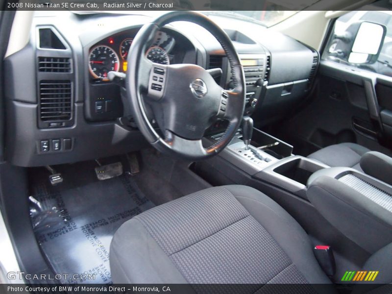 Radiant Silver / Charcoal 2008 Nissan Titan SE Crew Cab