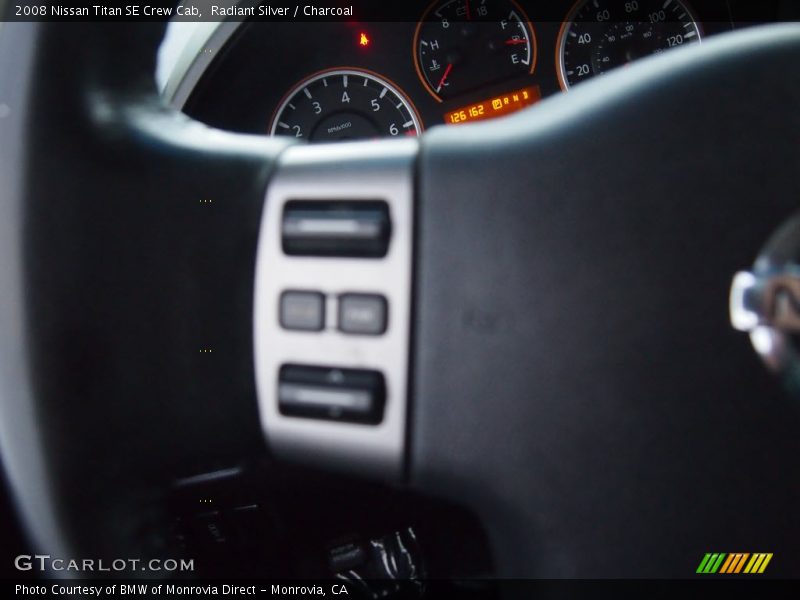 Radiant Silver / Charcoal 2008 Nissan Titan SE Crew Cab
