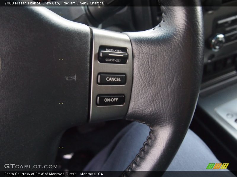 Radiant Silver / Charcoal 2008 Nissan Titan SE Crew Cab