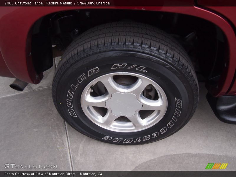 Redfire Metallic / Gray/Dark Charcoal 2003 Chevrolet Tahoe