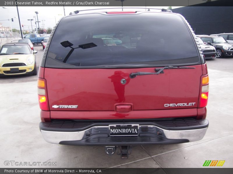 Redfire Metallic / Gray/Dark Charcoal 2003 Chevrolet Tahoe