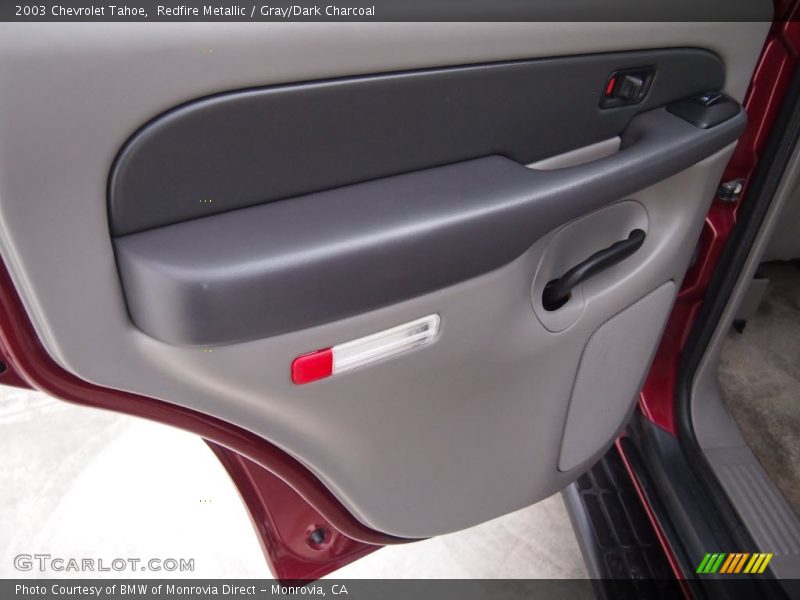 Redfire Metallic / Gray/Dark Charcoal 2003 Chevrolet Tahoe