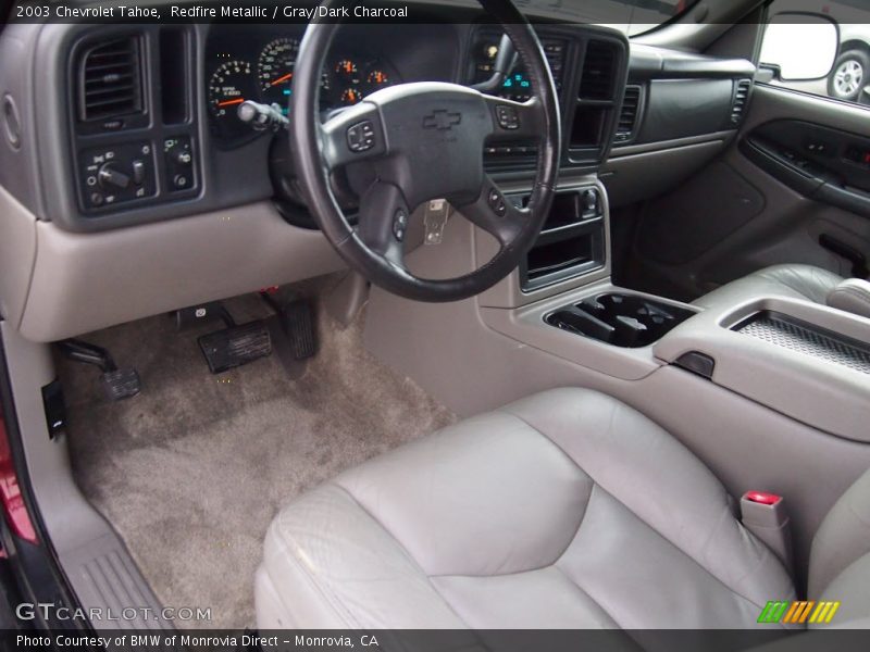 Redfire Metallic / Gray/Dark Charcoal 2003 Chevrolet Tahoe