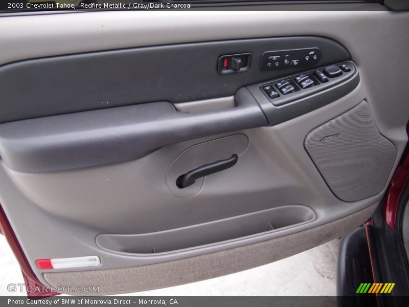 Redfire Metallic / Gray/Dark Charcoal 2003 Chevrolet Tahoe
