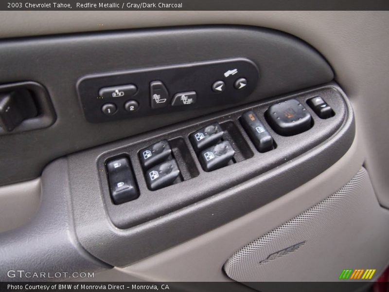 Redfire Metallic / Gray/Dark Charcoal 2003 Chevrolet Tahoe